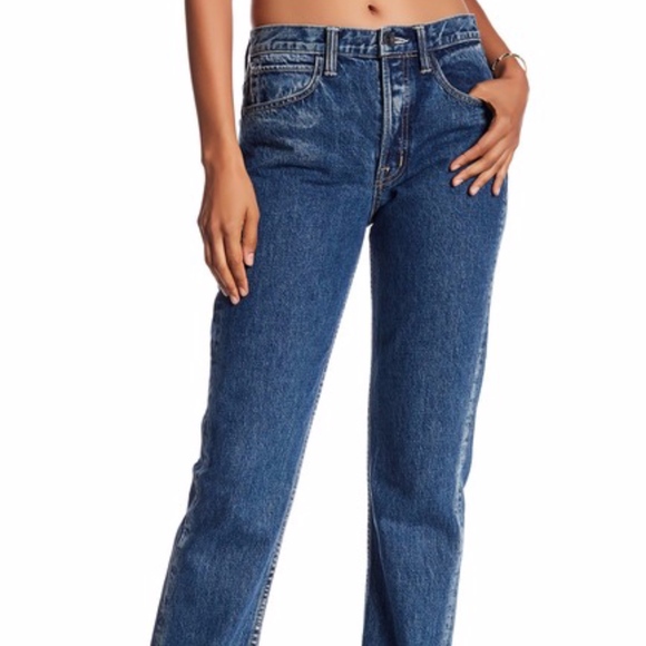 Helmut Lang High Rise Boyfriend Jeans size 28 NWOT - Picture 2 of 4